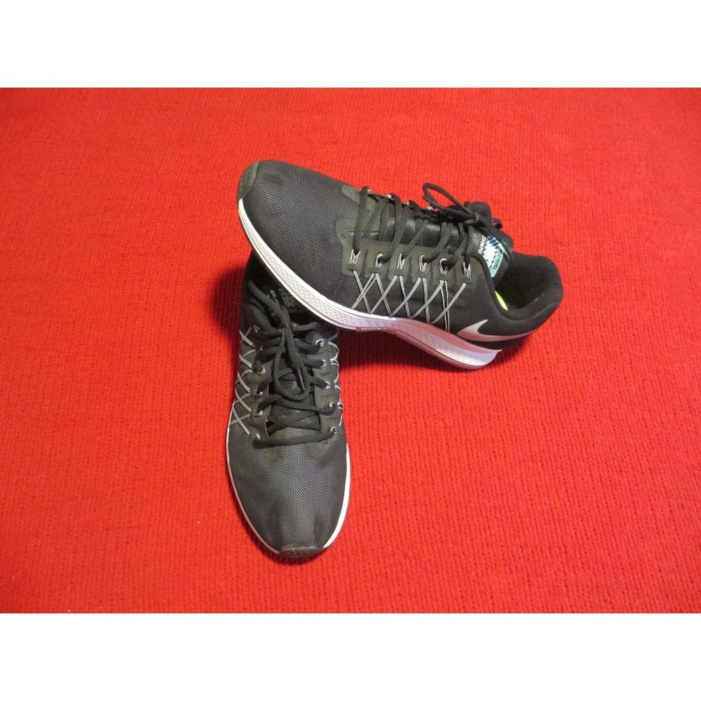 NIKE Z00M PEGASUS MENS BLACK TENNIS SHOES SIZE 14